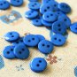 Blue Mini Resin Candy Colour Buttons 20pc Set