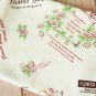 Cherry Jam Strawberry Cotton Linen blend fabric quarter