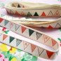 Bunting Flags cartoon cotton sewing tape ribbon