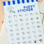 Happy Everyday Circles cartoon puffy stickers