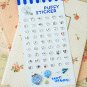 Happy Everyday Circles cartoon puffy stickers