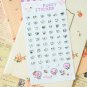 Happy Circles cartoon puffy stickers