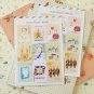 Royal L'apres Midi cartoon stamp stickers