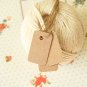 Petite Kraft String Tags blank shop labels