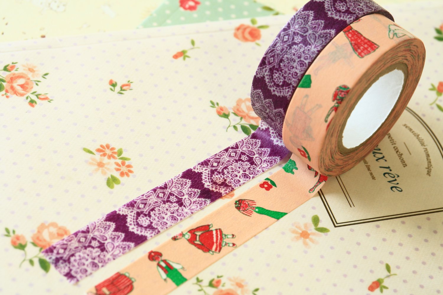 Set B Classiky Cartoon Washi Tape Set