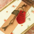 Red I Remember the Memory key chain bag charm