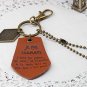 Brown I Remember the Memory key chain bag charm