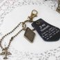 Black I Remember the Memory key chain bag charm
