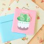07 Succulents Bookmark & cartoon greeting card
