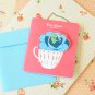 09 Succulents Bookmark & cartoon greeting card