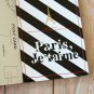 Black Travel Postcard Journal Book Photo Postcards