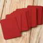 Burgundy Claret Dark Red blank business cards