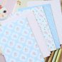 Pretty Polka Dots mix floral & deco postcard blanks