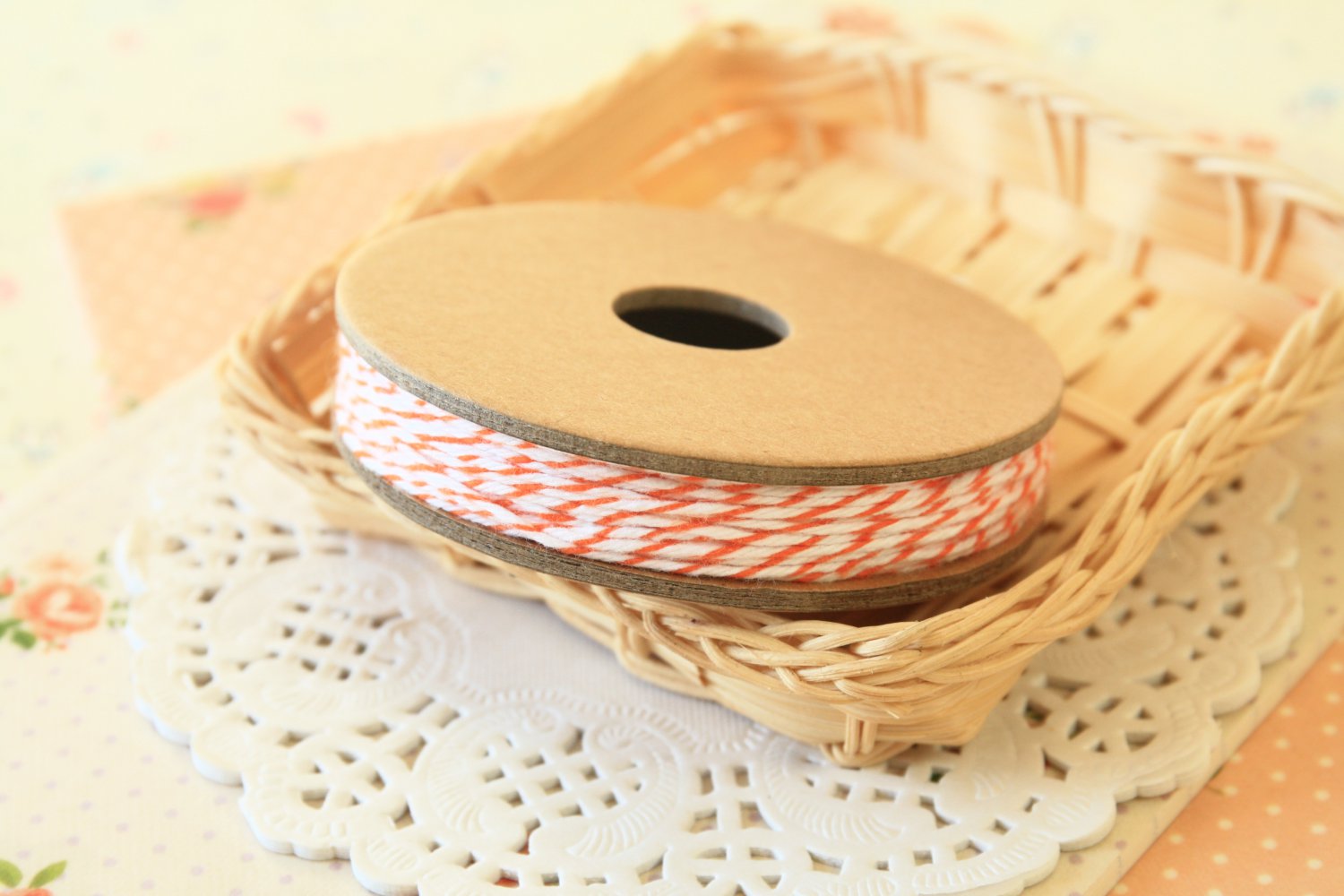 Orange Divine Twine 20yd string spool