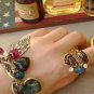 Guess Rose faux charm gems novelty ring