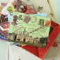 Palace & Big Ben Vintage Travel cartoon Memo notepad
