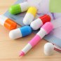 Orange Capsule Pill Pen colorful cartoon ballpen