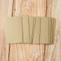 Ribbed Brown Kraft blank business cards