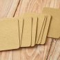 Rippled Kraft Brown blank business cards
