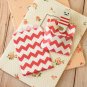 Red Chevron Itty Bitty Bags small paper bags