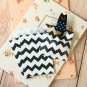 Black Chevron Itty Bitty Bags small paper bags