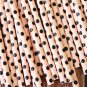 Light Pink & Black Swiss Dots paper straws