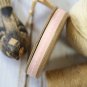 East of India Pink Thin Stitched ribbon