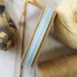 East of India Light Blue Thin Stitched ribbon