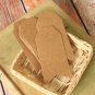 Flag Shape DIY Collection Kraft Brown tags