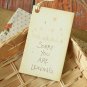 Sorry You are Leaving East of India printed gift tags