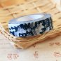 Navy Blue Squirrel Classiky Ten to Sen Cartoon Washi Tape Set