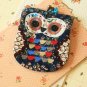 Priscilla Ditsy Owl Vintage Floral Clasp Purse