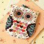 Dave Ditsy Owl Vintage Floral Clasp Purse