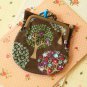 Sylvester Ditsy Owl Vintage Floral Clasp Purse