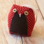 Red Polka Dot Owl ornament
