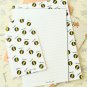 Flash Man Black & White writing paper and envelopes letter set