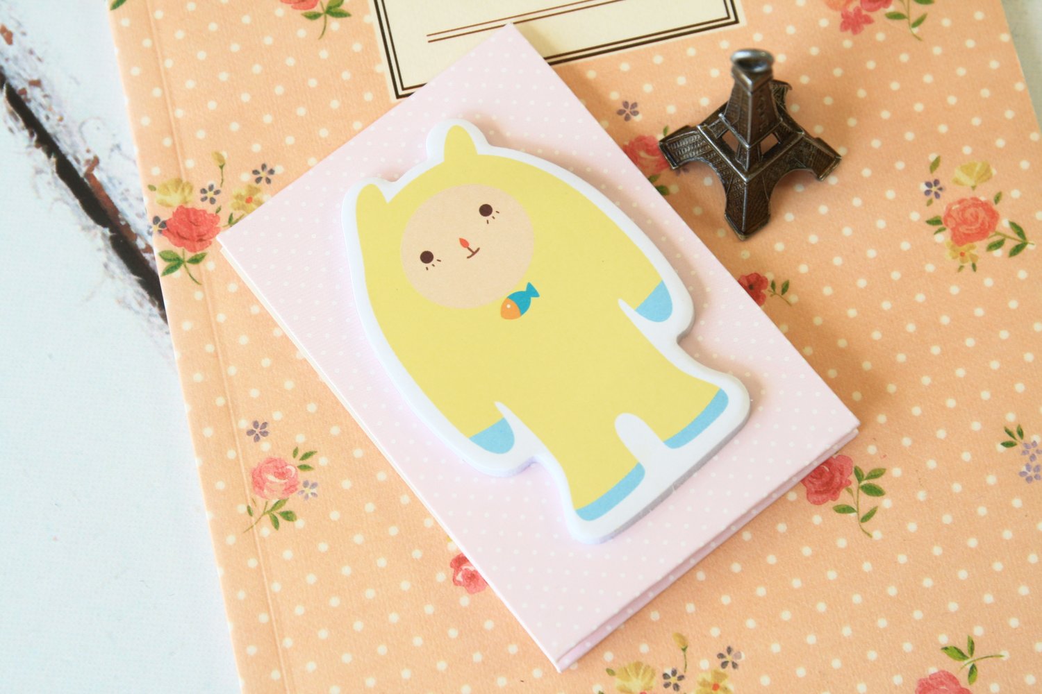 Yellow Minibus Memo It Cartoon Sticky Notes