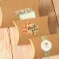 Textured Kraft Brown DIY Large pillow boxes