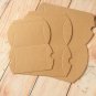 Textured Kraft Brown DIY Large pillow boxes