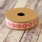 East of India Cream Hearts prim ribbon