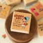 Cheer Up Pony Brown Girl Rubber Stamp