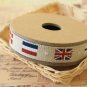 Country Flags cotton linen sewing tape ribbon