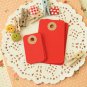 Apple Red midi rounded gift tags