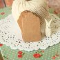 Kraft Brown DIY Collection Mini Scallop Tags