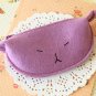 Purple Cute Cat coin bag purse