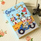 Blue Freaky Planet cute cartoon Sticker Notes