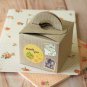 Ribbed Brown Kraft Square Favour boxes