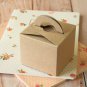 Plain Kraft Brown Square Favour boxes