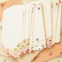 Flowers illustrated bookmark blanks
