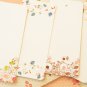 Flowers illustrated bookmark blanks